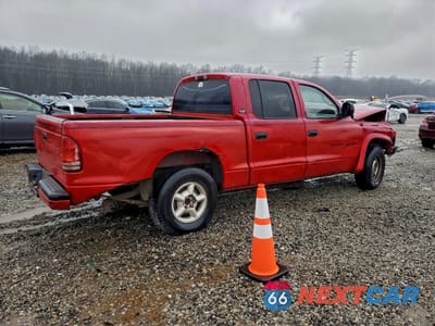 Trzecie zdjęcie samochodu z tyłu: 2000 DODGE DAKOTA QUAD VIN:1B7GL2AXXYS691020 - miniatura