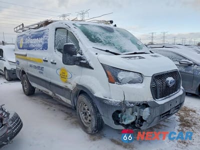 Czwarte zdjęcie samochodu z boku: 2023 FORD TRANSIT T-150 DELIVERY VAN VIN:1FTYE1Y89PKB75222 - miniatura