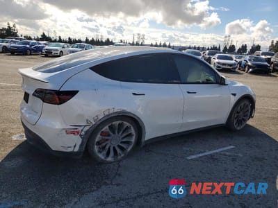 Trzecie zdjęcie samochodu z tyłu: 2023 TESLA MODEL Y VIN:7SAYGDEF0PF589567 - miniatura