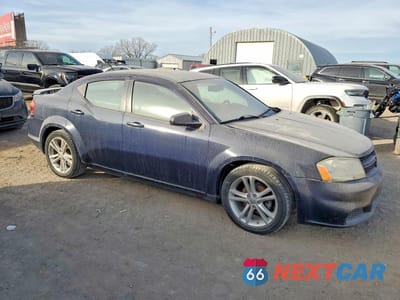 Czwarte zdjęcie samochodu z boku: 2014 DODGE AVENGER SE VIN:1C3CDZAB9EN166313 - miniatura