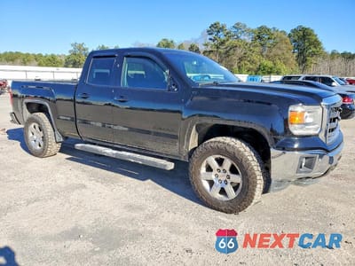 Czwarte zdjęcie samochodu z boku: 2014 GMC SIERRA K1500 SLT VIN:1GTV2VEC5EZ170194 - miniatura