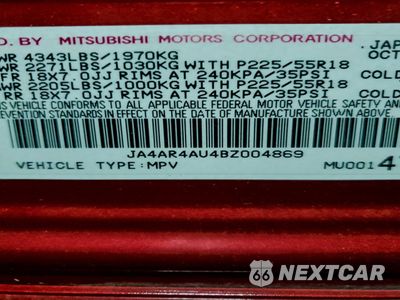 Zdjęcie 12 z 12 samochodu: 2011 MITSUBISHI OUTLANDER SPORT SE VIN:JA4AR4AU4BZ004869 - miniatura