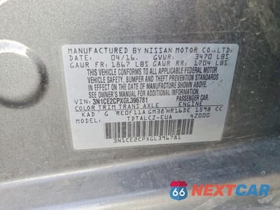 Zdjęcie 12 z 12 samochodu: 2016 NISSAN VERSA NOTE S VIN:3N1CE2CPXGL396781 - miniatura