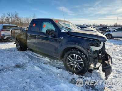 Czwarte zdjęcie samochodu z boku: 2021 FORD F150 SUPER CAB VIN:1FTEX1EP3MKD90521 - miniatura