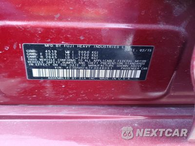 Zdjęcie 12 z 13 samochodu: 2015 SUBARU LEGACY 2.5I PREMIUM VIN:4S3BNBC67F3048091 - miniatura