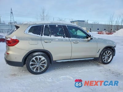 Trzecie zdjęcie samochodu z tyłu: 2019 BMW X3 XDRIVE30I VIN:5UXTR9C51KLE17712 - miniatura