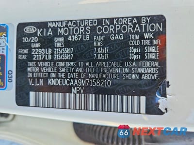 Zdjęcie 13 z 13 samochodu: 2021 KIA SELTOS S VIN:KNDEUCAA9M7158210 - miniatura