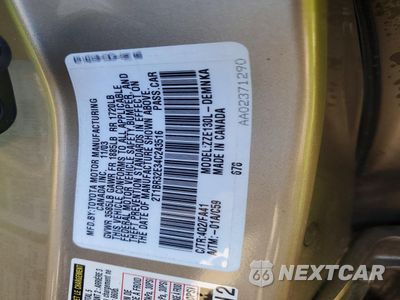 Zdjęcie 12 z 13 samochodu: 2004 TOYOTA COROLLA CE VIN:2T1BR32E34C243516 - miniatura