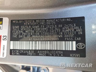 Zdjęcie 12 z 13 samochodu: 2025 TOYOTA CAMRY XSE VIN:4T1DAACK6SU629609 - miniatura