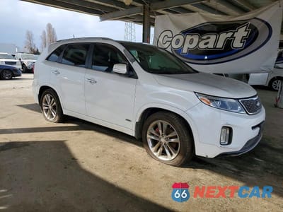 Czwarte zdjęcie samochodu z boku: 2014 KIA SORENTO SX LIMITED VIN:5XYKWDA77EG450448 - miniatura