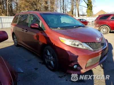 Czwarte zdjęcie samochodu z boku: 2017 TOYOTA SIENNA SE VIN:5TDXZ3DC0HS805287 - miniatura