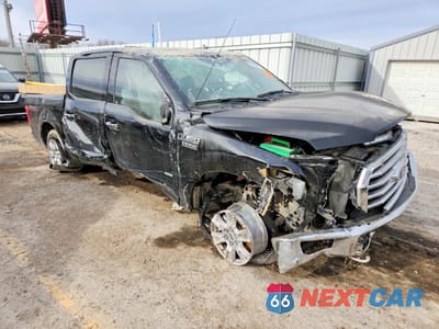 Czwarte zdjęcie samochodu z boku: 2017 FORD F150 SUPERCREW VIN:1FTEW1EG6HKE50669 - miniatura