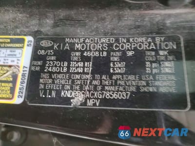 Zdjęcie 13 z 13 samochodu: 2016 KIA SPORTAGE LX VIN:KNDPBCACXG7856037 - miniatura