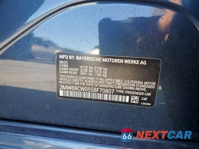 Zdjęcie 12 z 12 samochodu: 2025 BMW 330I VIN:3MW69CW05S8F70607 - miniatura