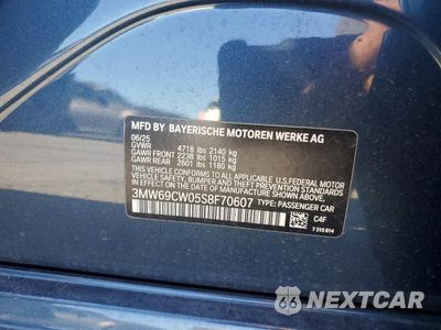 Zdjęcie 12 z 12 samochodu: 2025 BMW 330I VIN:3MW69CW05S8F70607 - miniatura
