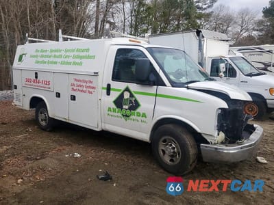 Czwarte zdjęcie samochodu z boku: 2016 CHEVROLET EXPRESS UTILITY / SERVICE TRUCK VIN:1GB0GRFG2G1136112 - miniatura