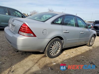 Trzecie zdjęcie samochodu z tyłu: 2005 MERCURY MONTEGO PREMIER VIN:1MEFM42145G603901 - miniatura