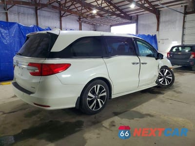 Trzecie zdjęcie samochodu z tyłu: 2018 HONDA ODYSSEY ELITE VIN:5FNRL6H94JB008092 - miniatura