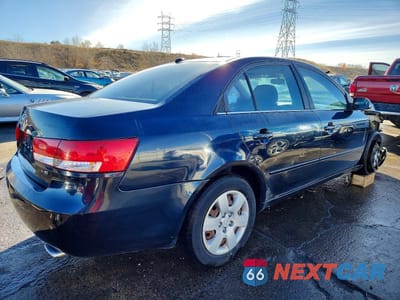 Trzecie zdjęcie samochodu z tyłu: 2008 HYUNDAI SONATA GLS V6 VIN:5NPET46F78H322097 - miniatura