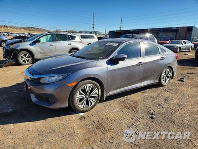 2017 HONDA CIVIC EX 19XFC1F3XHE014368 - główne zdjęcie licytacji z USA - miniatura