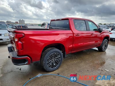 Trzecie zdjęcie samochodu z tyłu: 2022 CHEVROLET SILVERADO K1500 RST VIN:1GCUDEED8NZ512087 - miniatura