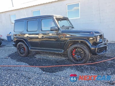 Czwarte zdjęcie samochodu z boku: 2020 MERCEDES-BENZ G 63 AMG VIN:WDCYC7HJXLX334557 - miniatura