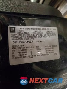 Zdjęcie 13 z 13 samochodu: 2007 CHEVROLET SUBURBAN K1500 VIN:3GNFK16387G148874 - miniatura