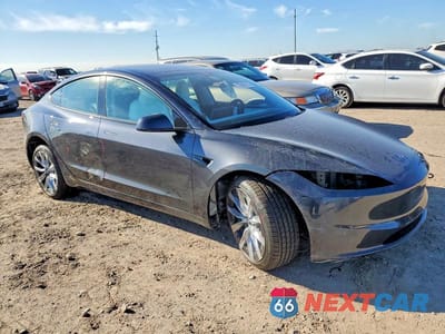 Czwarte zdjęcie samochodu z boku: 2025 TESLA MODEL 3 VIN:5YJ3E1EA4SF035327 - miniatura