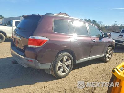 Trzecie zdjęcie samochodu z tyłu: 2012 TOYOTA HIGHLANDER LIMITED VIN:5TDYK3EH0CS068524 - miniatura