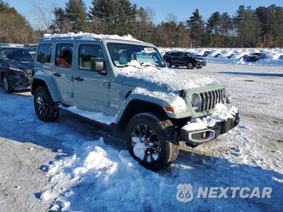 Czwarte zdjęcie samochodu z boku: 2024 JEEP WRANGLER SAHARA 4XE VIN:1C4RJXP65RW293556 - miniatura