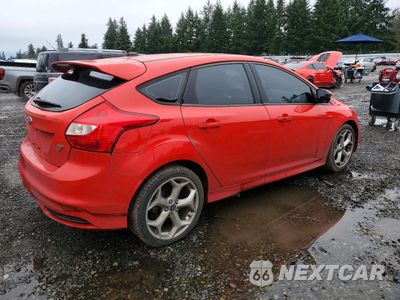Trzecie zdjęcie samochodu z tyłu: 2013 FORD FOCUS ST VIN:1FADP3L97DL353743 - miniatura