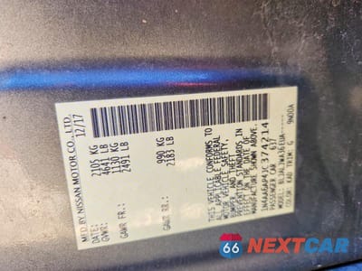 Zdjęcie 12 z 12 samochodu: 2018 NISSAN MAXIMA 3.5 SV VIN:1N4AA6AP4JC374214 - miniatura
