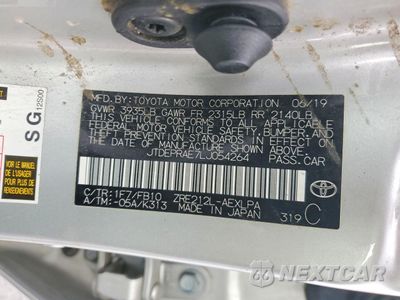 Zdjęcie 13 z 13 samochodu: 2020 TOYOTA COROLLA LE VIN:JTDEPRAE7LJ054264 - miniatura