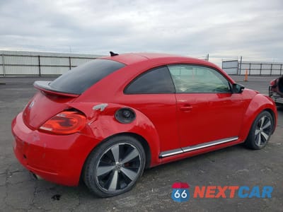 Trzecie zdjęcie samochodu z tyłu: 2012 VOLKSWAGEN BEETLE TURBO VIN:3VWVA7ATXCM607199 - miniatura