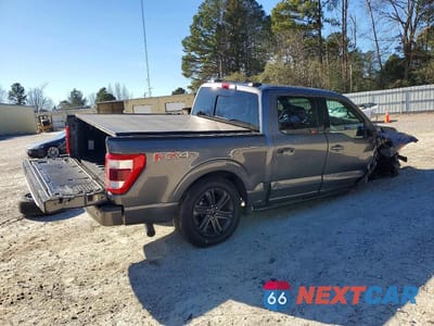 Trzecie zdjęcie samochodu z tyłu: 2021 FORD F150 SUPERCREW VIN:1FTFW1ED8MFC58649 - miniatura