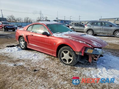 Czwarte zdjęcie samochodu z boku: 2002 FORD MUSTANG VIN:1FAFP40442F188933 - miniatura