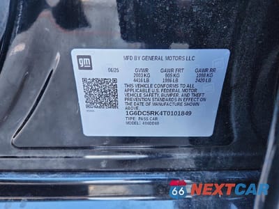 Zdjęcie 13 z 14 samochodu: 2026 CADILLAC CT4 SPORT VIN:1G6DC5RK4T0101849 - miniatura