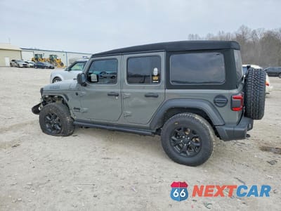 Drugie zdjęcie samochodu z przodu: 2022 JEEP WRANGLER UNLIMITED SPORT VIN:1C4HJXDM7NW112031 - miniatura