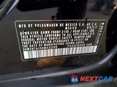 Zdjęcie 12 z 12 samochodu: 2017 VOLKSWAGEN JETTA S VIN:3VW2B7AJ3HM332295 - miniatura