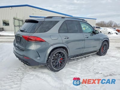 Trzecie zdjęcie samochodu z tyłu: 2021 MERCEDES-BENZ GLE 63 AMG 4MATIC VIN:4JGFB8KB2MA271946 - miniatura
