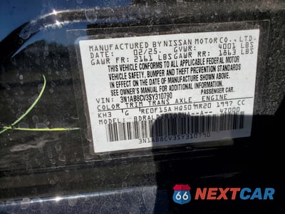 Zdjęcie 12 z 12 samochodu: 2025 NISSAN SENTRA SV VIN:3N1AB8CV3SY310790 - miniatura