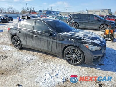 Czwarte zdjęcie samochodu z boku: 2015 INFINITI Q50 VIN:JN1BV7AP1FM339353 - miniatura