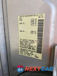 Zdjęcie 13 z 13 samochodu: 2014 NISSAN MAXIMA S VIN:1N4AA5AP1EC485495 - miniatura