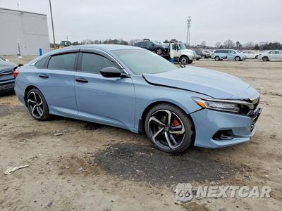 Czwarte zdjęcie samochodu z boku: 2022 HONDA ACCORD HYBRID SPORT VIN:1HGCV3F23NA017645 - miniatura