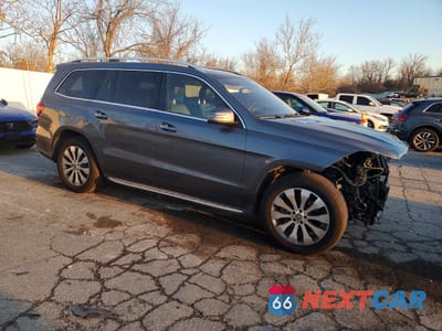 Czwarte zdjęcie samochodu z boku: 2019 MERCEDES-BENZ GLS 450 4MATIC VIN:4JGDF6EE0KB211516 - miniatura