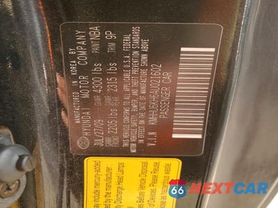 Zdjęcie 12 z 12 samochodu: 2010 HYUNDAI GENESIS COUPE 3.8L VIN:KMHHU6KH6AU021602 - miniatura