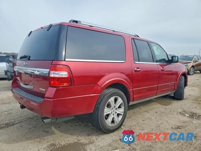 Trzecie zdjęcie samochodu z tyłu: 2015 FORD EXPEDITION EL PLATINUM VIN:1FMJK1MT8FEF18745 - miniatura