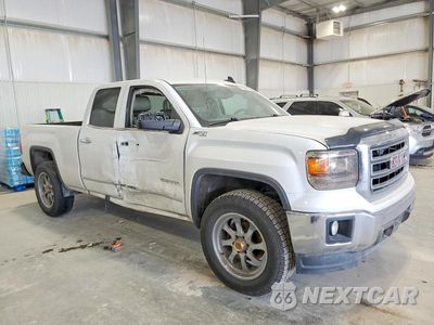 Czwarte zdjęcie samochodu z boku: 2015 GMC SIERRA K1500 SLT VIN:1GTV2VEC0FZ176132 - miniatura