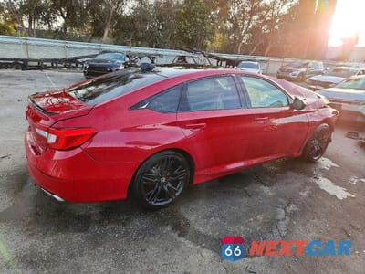 Trzecie zdjęcie samochodu z tyłu: 2021 HONDA ACCORD SPORT SE VIN:1HGCV1F44MA073386 - miniatura