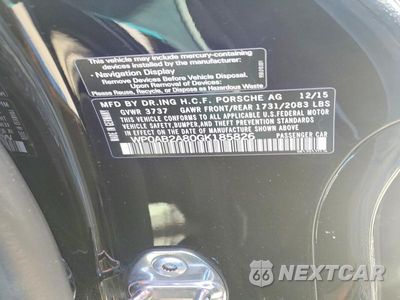 Zdjęcie 12 z 12 samochodu: 2016 PORSCHE CAYMAN S VIN:WP0AB2A80GK185826 - miniatura